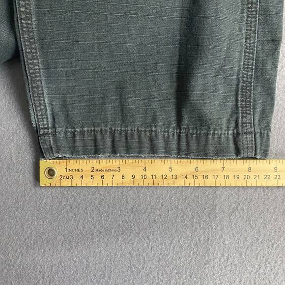 Carhartt Cargo Pants Mens 37x30 Black Relaxed Fit Double Knee Workwear Utility - Picture 16 of 16